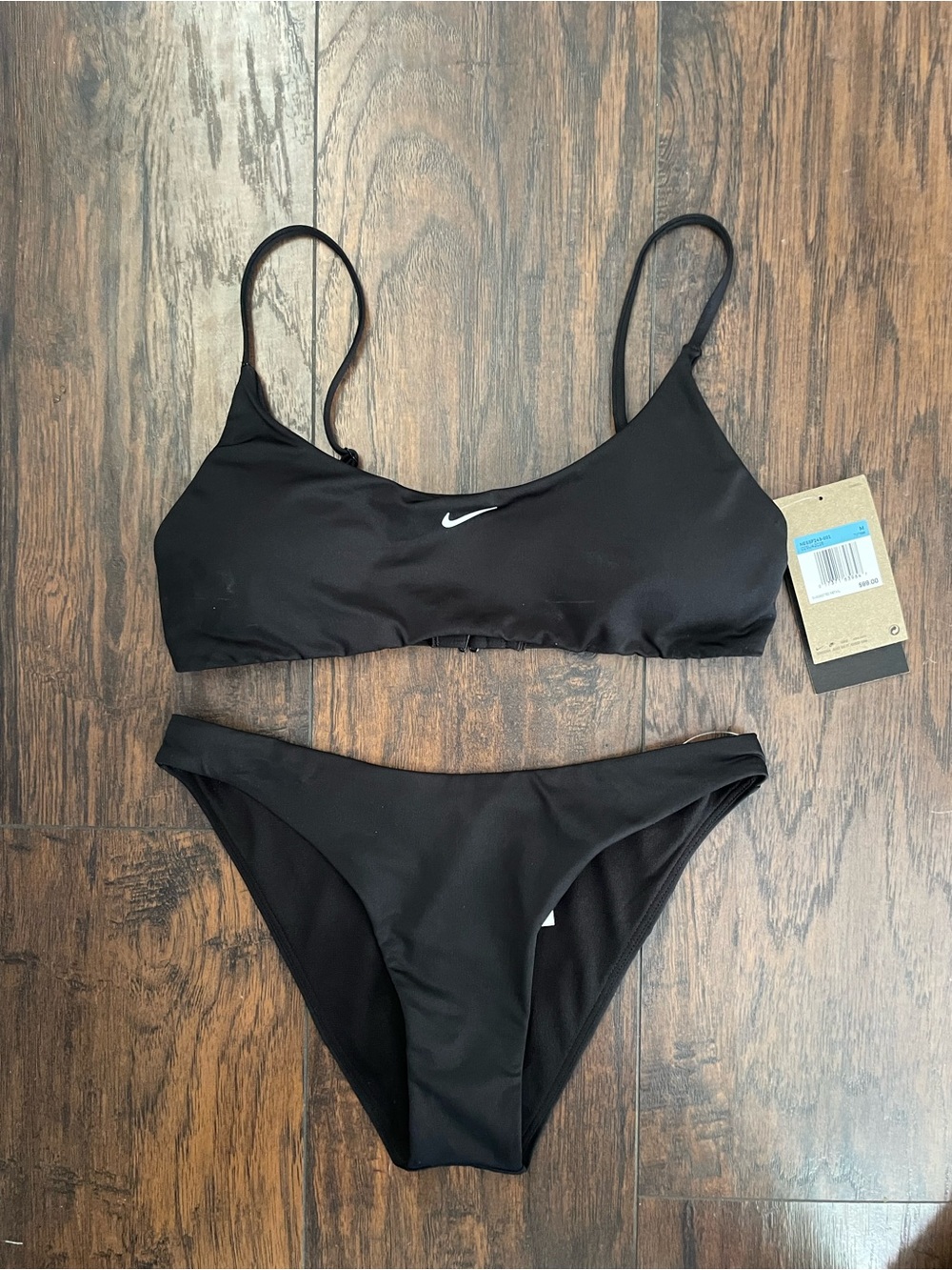 Nike Black Scoop Bikini Top and Classic Bottom